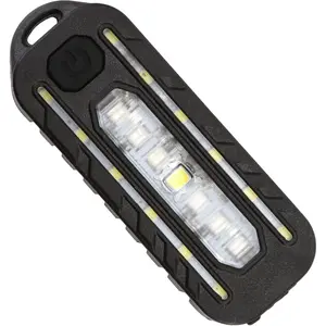 Police Chest Light for Night Walking, Tactical LED Vest Backpack Flashlight with Clip for Belt, Shoulder, Helmet, Bicycle Red Blue USB Rechargeable Torch, Bike Rear Warn Taillight for Riding