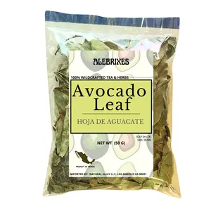 Alebrixes | Avocado Leaves Herbal Tea (50g)| Premium Quality Whole Avocado Leaves Tea | Te Hoja de Aguacate | Wildcrafted.
