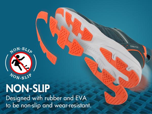 Hawkwell Men's Big Size Plus Size Casual Lightweight Walking Sneakers Sports Shoes