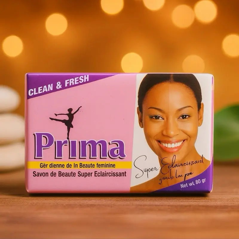 Prima Soap for Face and Body Clean & Fresh 80g Guadianne De la be a Ute Feminine Daily Super Eclaircissant