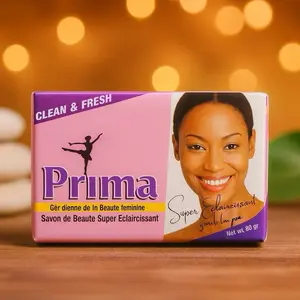 Prima Soap for Face and Body Clean & Fresh 80g Guadianne De la be a Ute Feminine Daily Super Eclaircissant