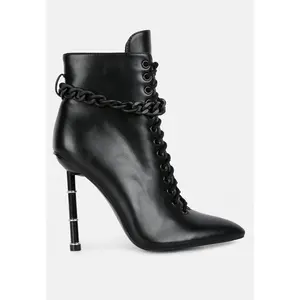 Moulin Ringed Stiletto Camouflage Ankle Boot