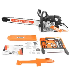F660VW Gas Chainsaw, 92cc 2-Cycle Gasoline Power Chain Saws With 36" Alloy Bar & Chain, 5.2KW 7HP, All Parts Compatible with MS660 G660