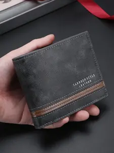 Father's Day Gifts, Men's Vintage Style Letter Design Short Wallet, Casual Multi Card Slot Card Holder, Multi-functional Wallet for Men, Card Organizer