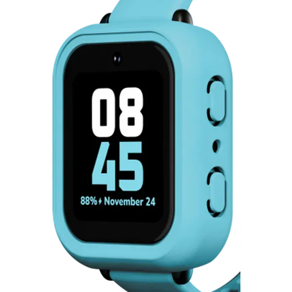 ChronoVolt Watch Silicone Rubber Band & Case Protector Matte Blue