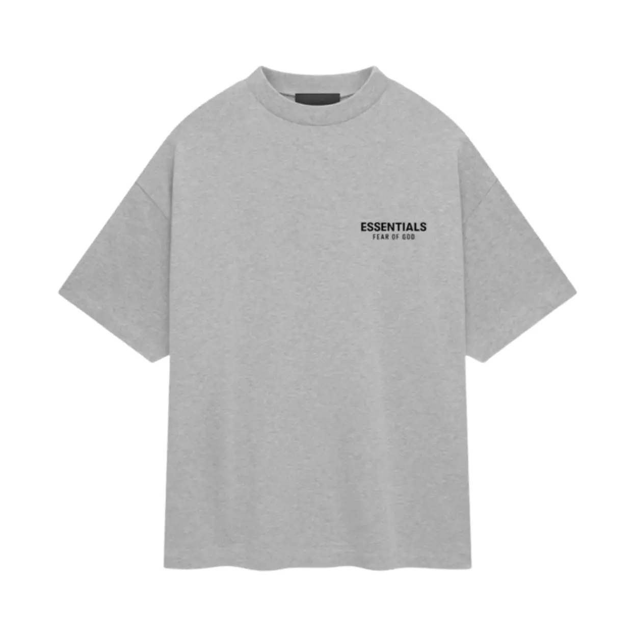ESSENTIALS TEE 'LIGHT HEATHER GREY'