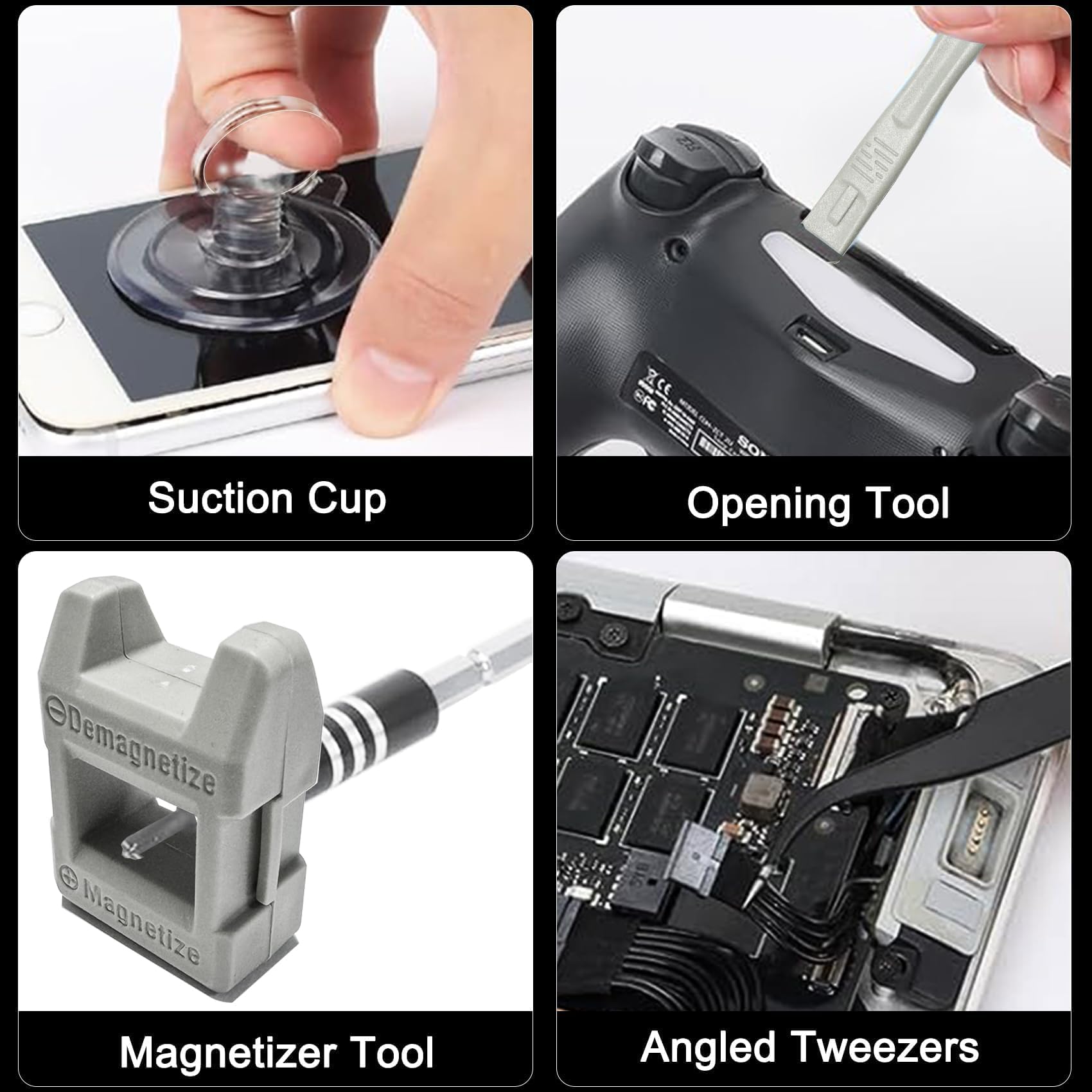Precision Screwdriver Set | Professional Electronics Repair Kit for Phones | Flexible Shaft Magnetic Bits | Laptops, Watches, Game Consoles & Eyeglasses |Home Must-Have！