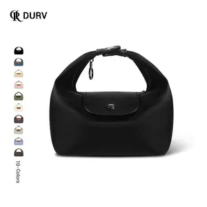 Women's Nylon-PVC Crescent Crossbody Satchel - Carry-All, Chain-Accented Women's Handbag, Lightweight Durable Evening Bag with Adjustable Strap, Multi-Color Casual Bag for Daily Outdoor Use, Carry-All Women's Handbags, Chain-Accented Women's Handbags