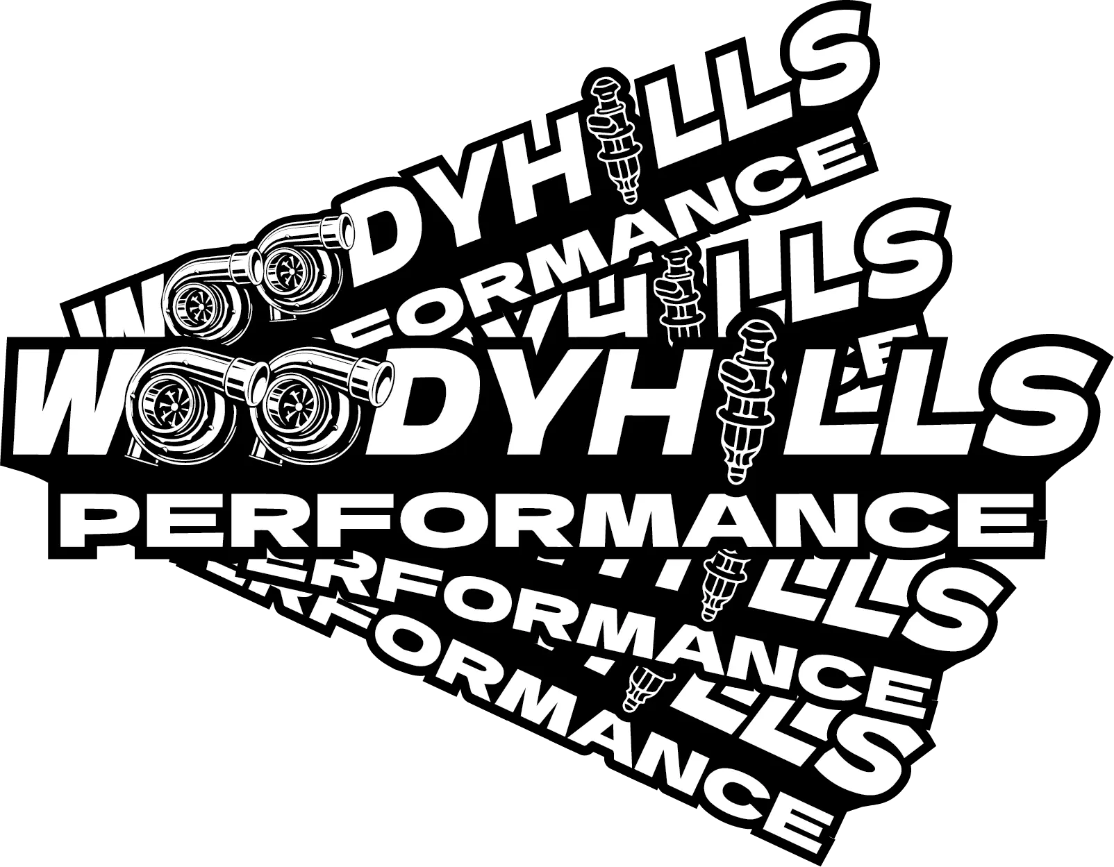 WoodyHills Performance Stickers