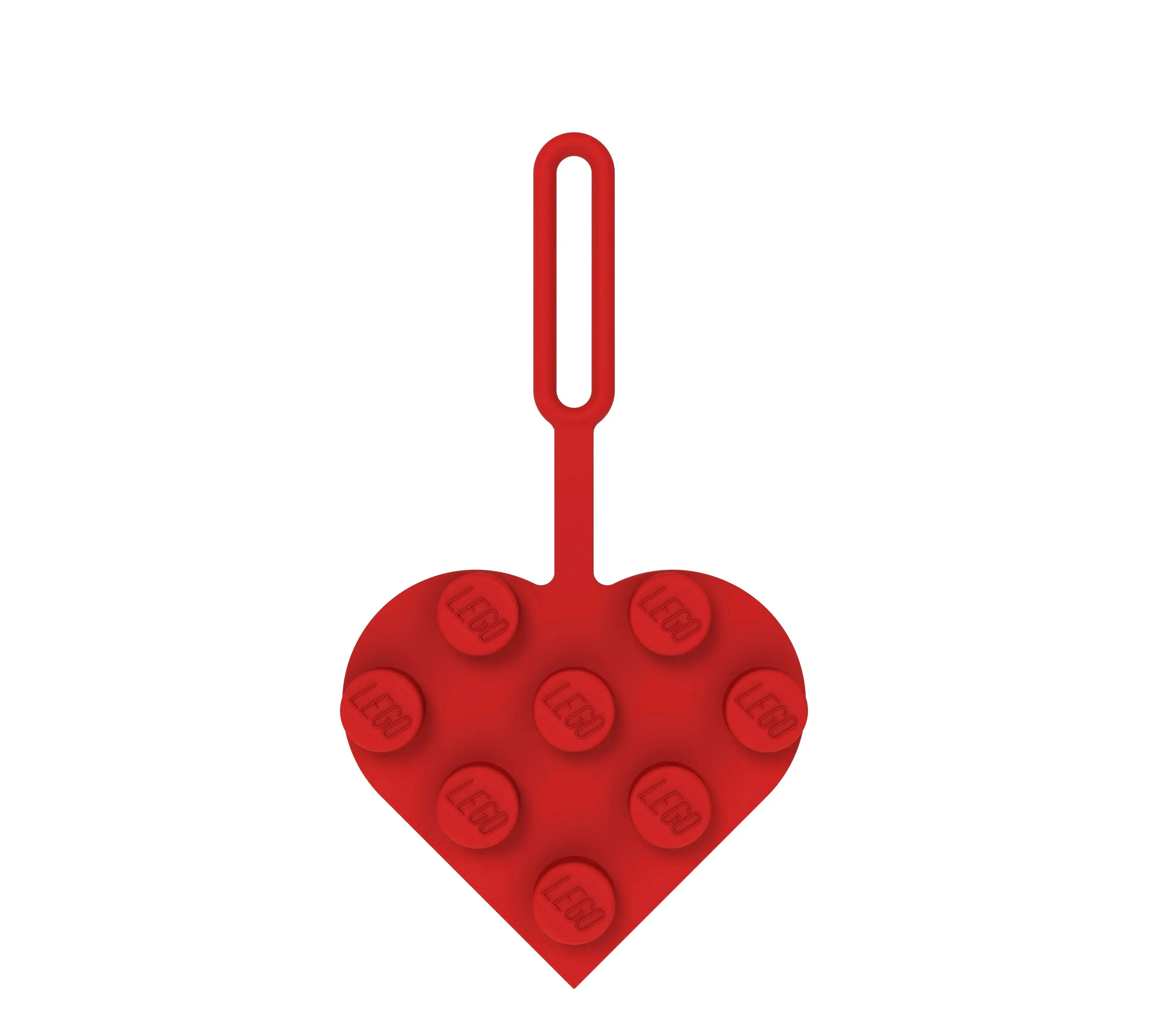 LEGO Bag Tag 3x3 Heart - Red (53658)