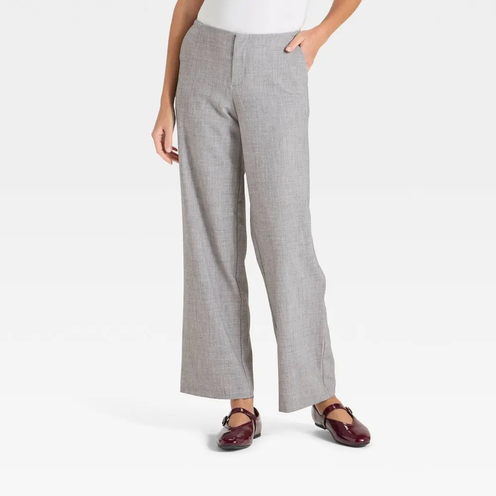 Women's Mid-Rise Bootcut Pants - A