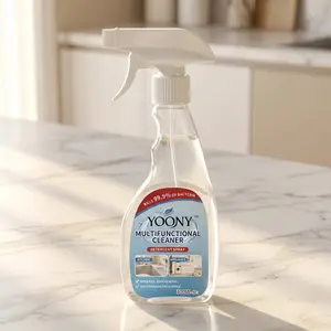 [YOONY] Multi-Surface Cleaner [300ML] | Plant-Based & Pet Safe | Cuts Grease, Kills Germs | Fresh Summer Scent | Quick-Dry No Rinse | #SummerVibes #CleanTok Multi-Function Spray