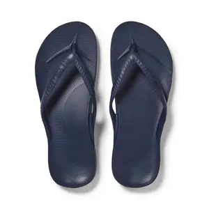 Arch Support Flip Flops - Comfortable & Supportive Sandals for Women - Navy - Archies Footwear