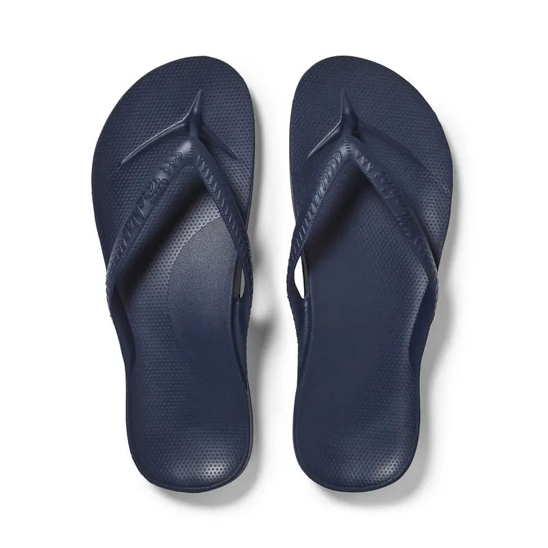 ARCHIES Navy Arch Support Flip Flops
