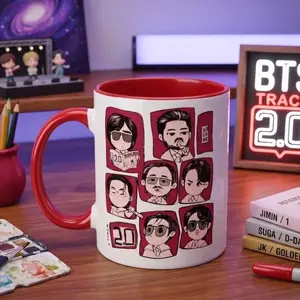 2.0 Arirang Mug, Tour 2026 Group Graphic Cup, Fan Inspired