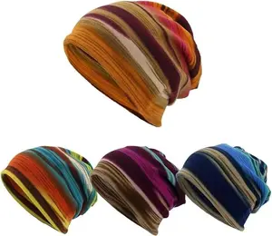 Slouchy Beanie Hat, Breathable Quick Dry Sleep Cap, Thin Skullies Beanies Soft Running Bonnet for Men Women