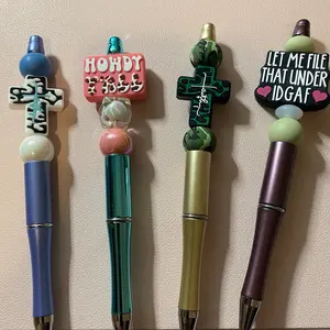 Beaded pens