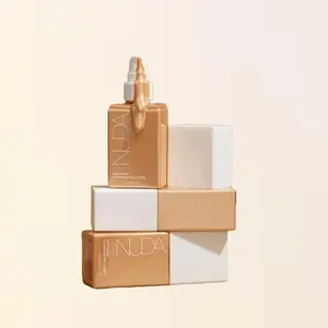 NUDA | GLOWSHIMMER - Body Illuminator | Illuminating Body Glitter with Aloe Vera, Avocado Oil, & Vitamin E | Vanilla-Scented, Non-Staining Liquid Highlighter