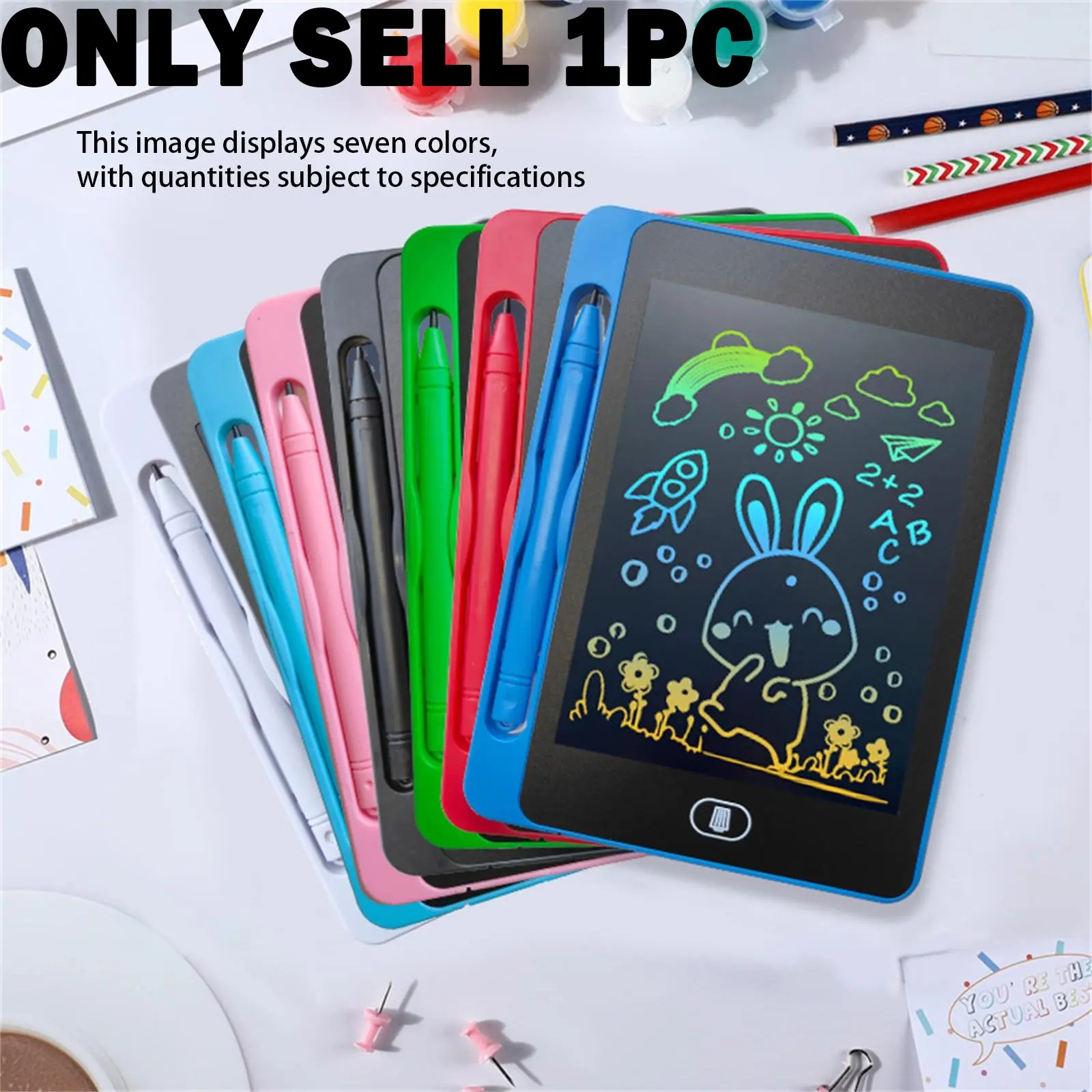 6.5-Inch LCD Writing Board, LCD Writing Tablet, Digital Writing Tablet, Drawing Toys, Digital Products, Gifts for Birthdays, Helps Improve Focus and Drawing Skills
