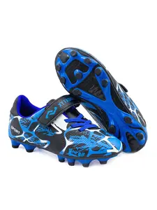 Kids' soccer cleats, firm ground (FG) studded shoes, unisex outdoor sports football shoes for boys and girls, training shoes