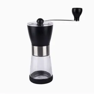 Manual Coffee Grinder Adjustable Settings Portable Hand Crank Mill for Coffee Beans and Spices