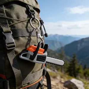 Creative Mini Chainsaw Hanging Ornament, Car Decor Personalized Chainsaw Shape, Backpack Keychain, Universal Saw Decoration, Random Color