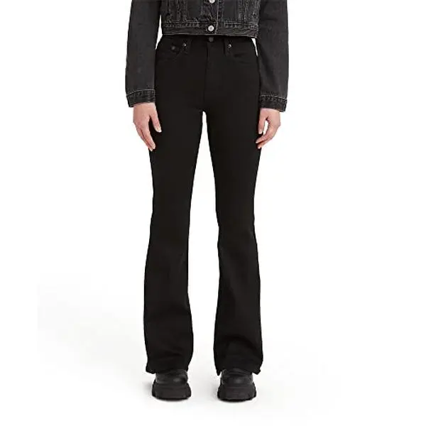 Levi's Women's 726 High Rise Standard Fit Flare Leg Full Jeans Heavyweight, Slim, Bottoms