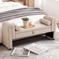 Linen Fabric Warm Taupe（Storage Function）