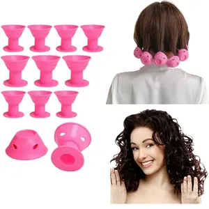 10pcs No-Heat Curling Irons for All Hair Types, Handmade Mushroom Bell Curler, Heatless Styling Tools, Styling & Perm Tool, Perfect for Parties and Dates