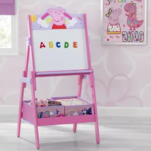 Peppa Pig Wooden Activity Easel with Storage Peppa Pig Wooden Activity Easel with Storage