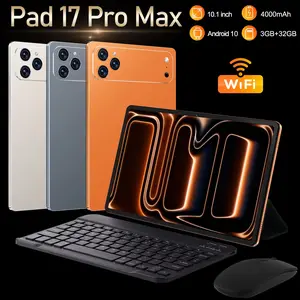 Latest Student Learning Computer Pad17 Pro Max Android Tablet, 10.1 Inch HD Display, RAM 3gb + ROM 32GB, New Year Gift, Valentine's Day Gift,iwawa