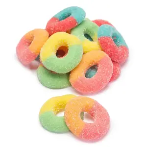 Jovy Neon Gummy Rings Candy: 5LB Bag Jovy Neon Gummy Rings Candy: 5LB Bag