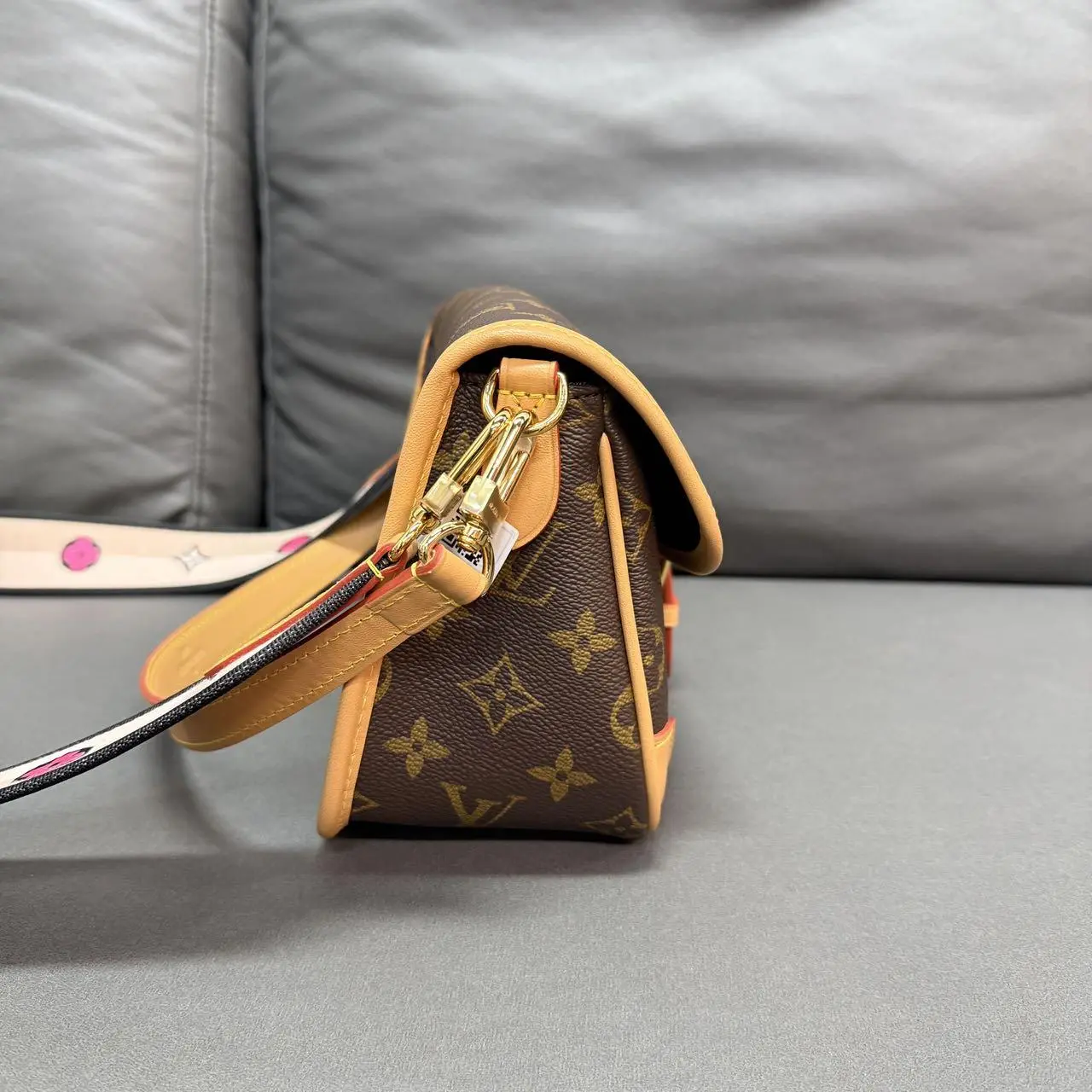 Pre-owned Louis Vuitton Baggy Tote Bags Monogram DIANE 【BF 12Z