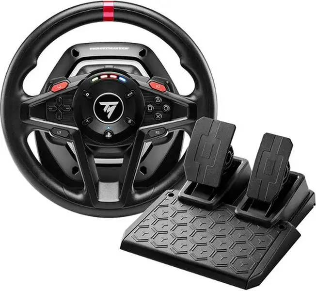PlayStation 5 Accessory:  Racing Wheel - Thrustmaster T128P:  Officially Licensed by Sony  [GAMES ACCESSORIES] Controller, PC Games