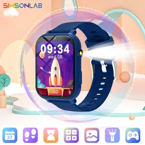 SIMSONLAB Multifunctional Smart Watch for Boys & Girls, Fashion Digital Watch with 18 Games, Low Power Consumption Large Battery Smart Watch with Camera
