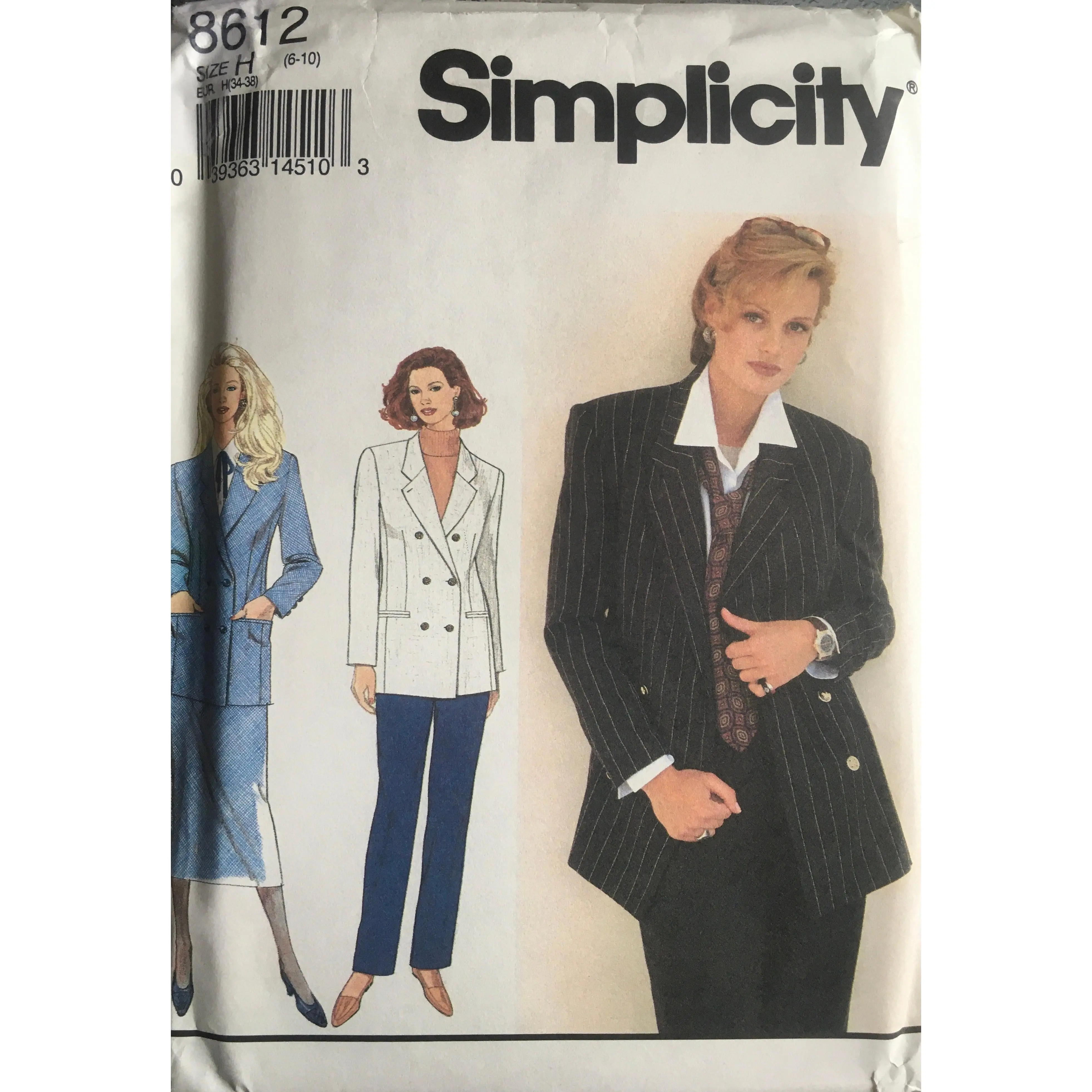 Simplicity 8612 Sewing Pattern (Vintage) UNCUT