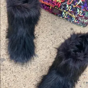 Black Faux Fur Boots sizes 5-12