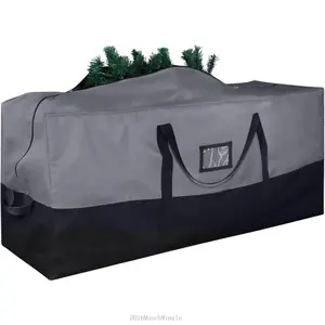 Christmas Tree Storage Bag, 600D Oxford Extra Large Moving Bags, Fits Up to 9 Ft Artificial Trees, Skeleton Storage, Waterproof Christmas Decorations Storage Bags with Zippers & Card SlotDD16MunchMingle