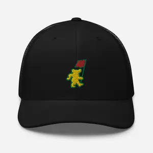 Grateful Dead Inspired Dancing Bear Masters Hat Trucker Masters Augusta Golf Cap
