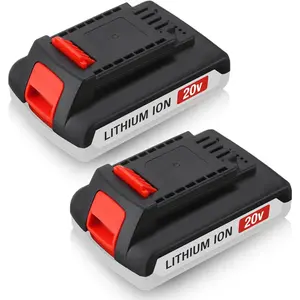 Upgraded 2 Pack 20v Max 4000mAh Replace  for Black and Decker,LBXR20 Replacement  LB20 LBX20 LBX4020 Extended Run Time Cordless Power Tools Series