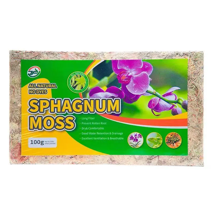 3.5oz/5.3oz/7oz high compression rate and strong water absorption sphagnum moss Plant Compressed Garden Planting Soil Potting Soil Substrate