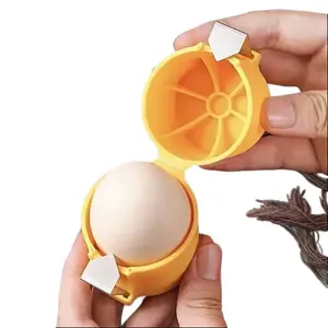 Egg Shell Separator and Egg Peeler - Quick and Easy Manual Separation Tool, Essential Kitchen Gadget for Home Cooks - Perfect Gift Choice, Egg White Separator, Kitchen Gadget, Stylish Kitchenware, Durable Plastic, Suitable for Kitchen Enthusiasts