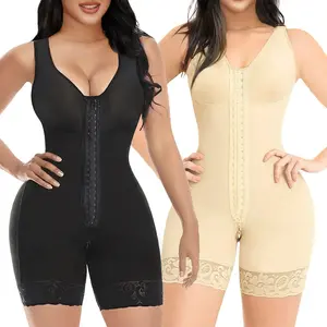 2 Piece Fajas Colombianas Shapewear for Women Tummy Control Full Shapewear Butt Lifter with Zipper Crotch SpringStatements