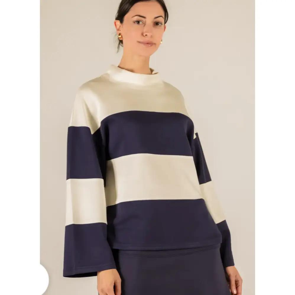 Nautical Stripe butter sweater