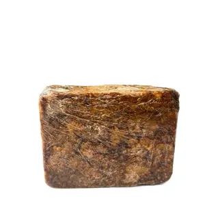 Raw African Black Soap Bar 100%   Natural Organic From Ghana one 5oz bar