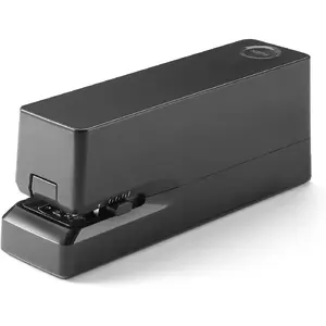 Basics Electric Automatic Stapler for Desk, 25 Sheet Capacity, No Jam Technology, Black