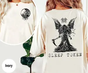 Sleep Token Reaper Angel Shirt, Rock Band Vintage Sweatshirt