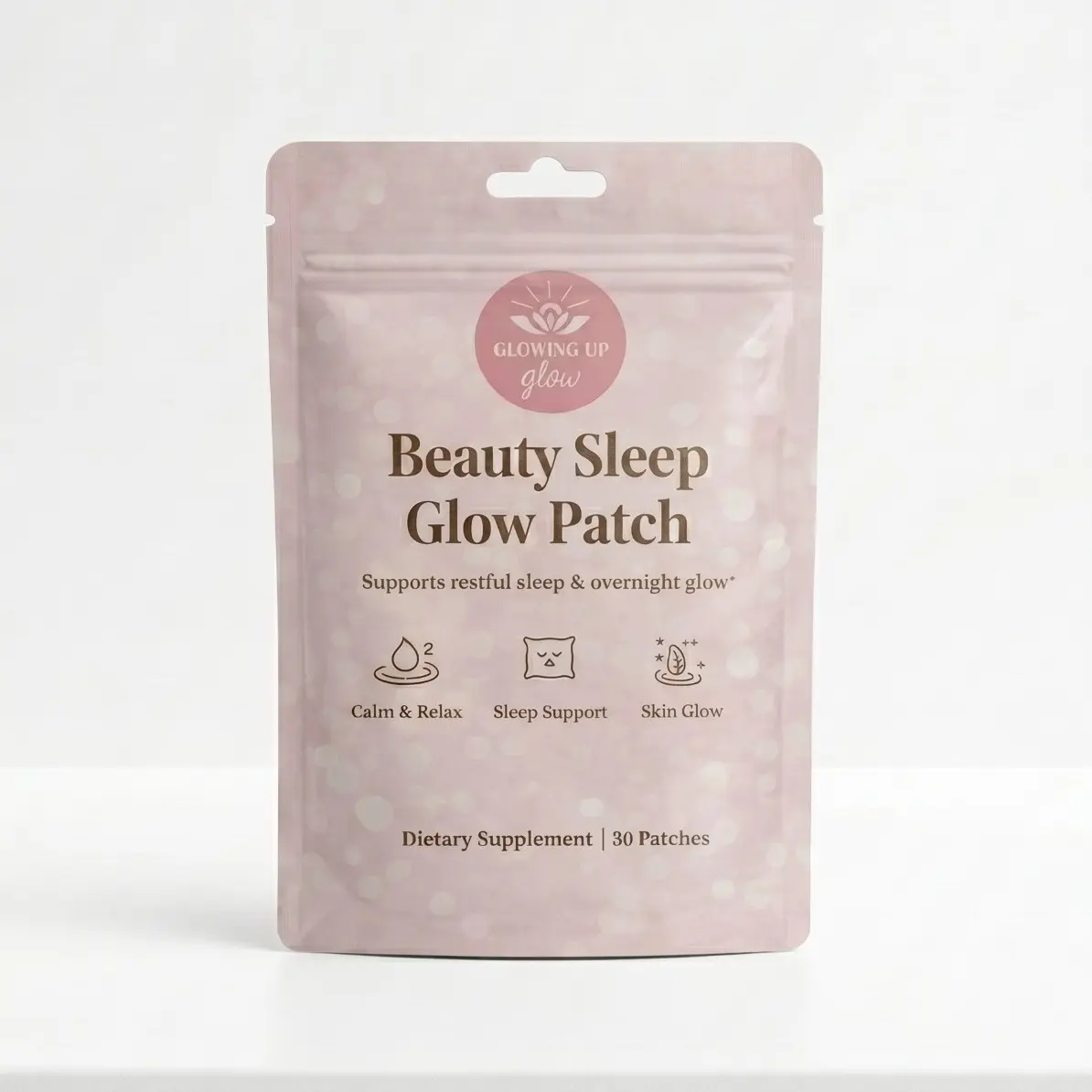 Beauty Sleep Glow Patch | Herbal Nighttime Relaxation & Skin Support | 30 Patches