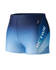 Men’s Compression Swim Jammers Square Leg Quick Dry Stretch Swimsuit Athletic Training Performance Swim Shorts for Lap Swimming Gym Pool Competition Swimwear