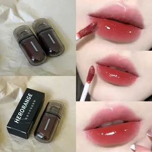 Herorange Water Mirror Moisturizing Lip Gloss, 6 Colors Available, Non-Sticky, Long-Lasting, Dewy Radiant Finish, Affordable Makeup for Women